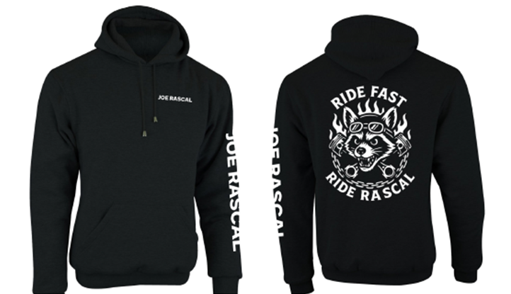 Joe Rascal Kevlar® Riding Hoody – Black – Ride Fast Ride Rascal