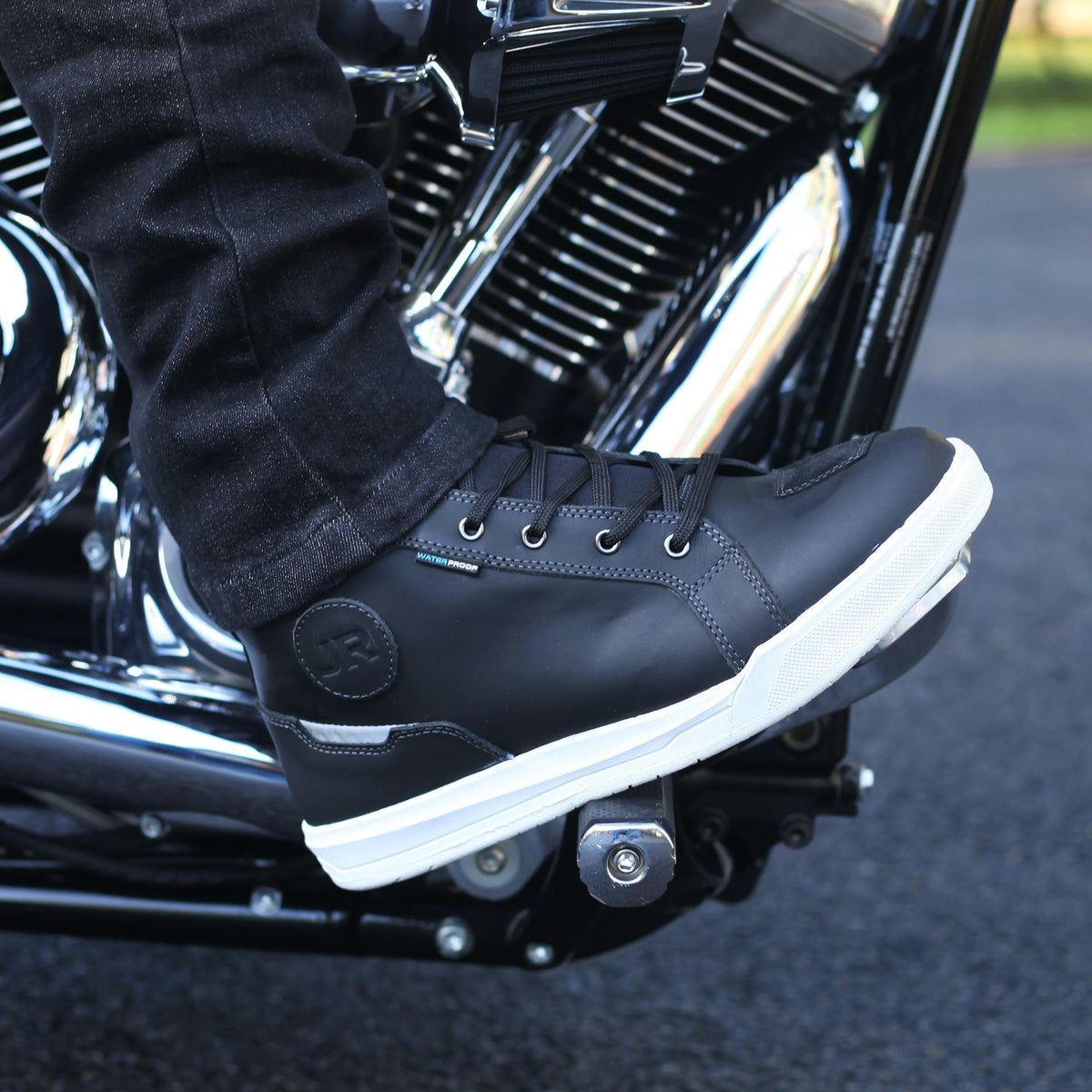 Johnny Reb Men's Kirra II Waterproof Leather Boots - Black/White - product image 3
