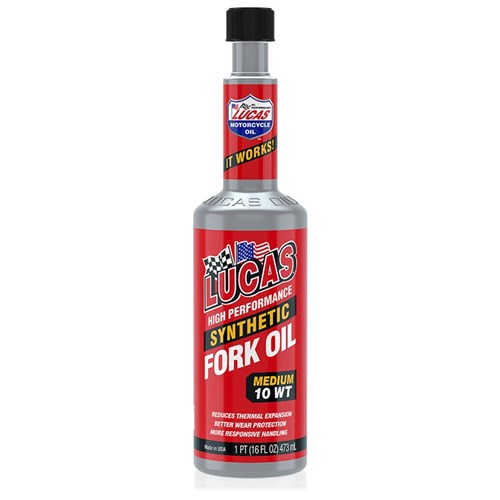 LUCAS 10W FULL SYNTHETIC FORK OIL 473ML (L8010)  [ONC01]