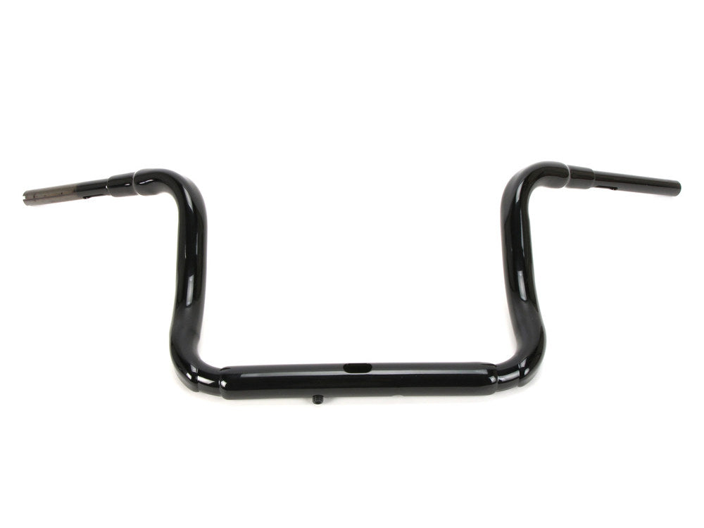 LA Choppers 12in. x 1-1/2in. Grande Traditional Ape Handlebar - Gloss Black. Fits Ultra Models 2014up and Street Glide 2014-2023