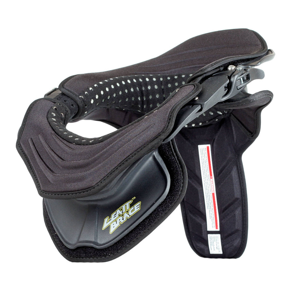 Leatt Kart Neck Brace - Black / Black (M)