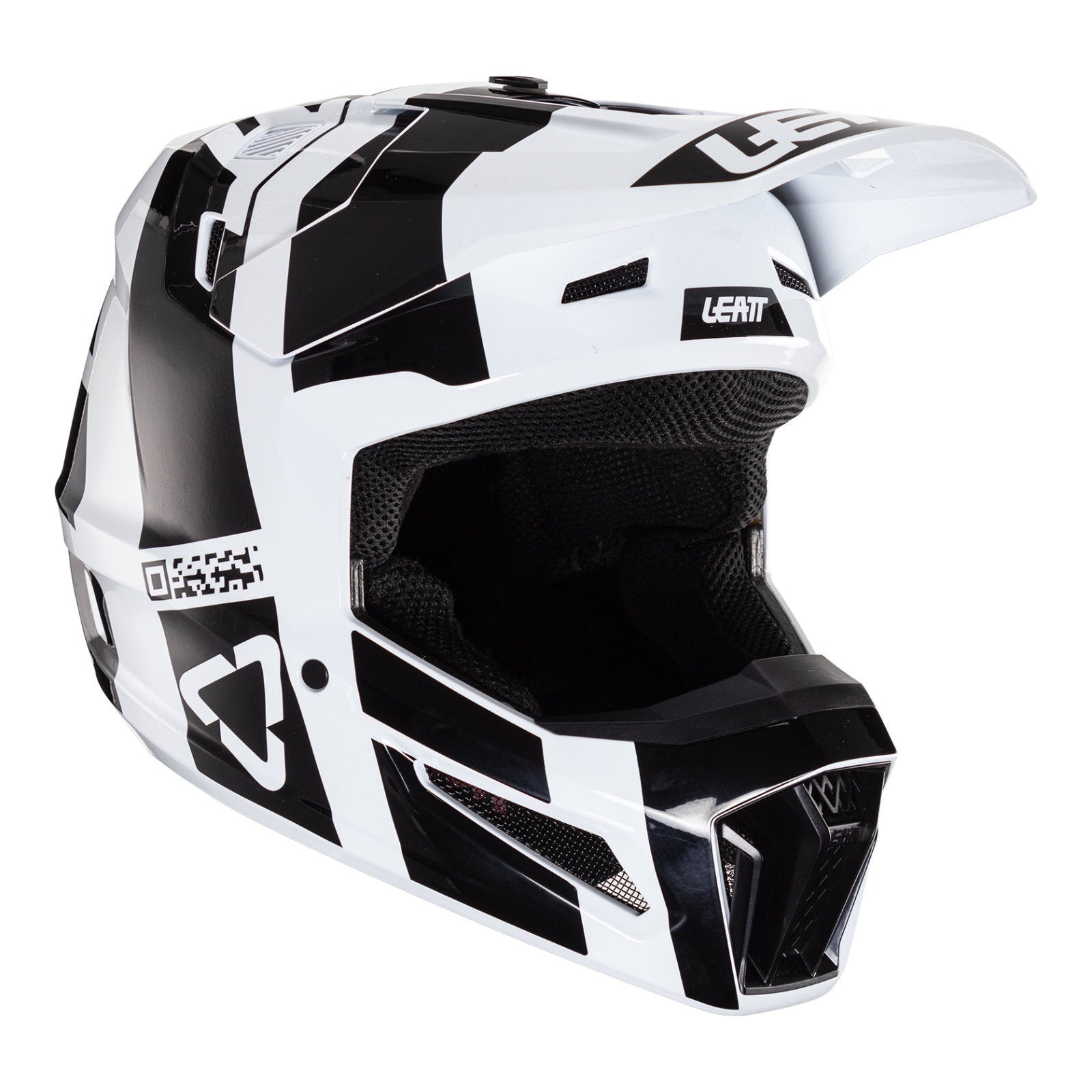Leatt 2024 3.5 Junior Helmet Kit - Black / White (YL)