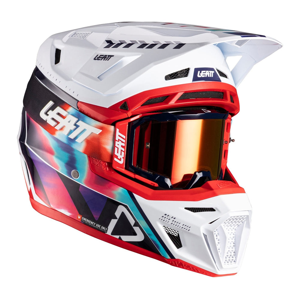 Leatt 8.5 Helmet Kit - Royal Blue / Red (M)
