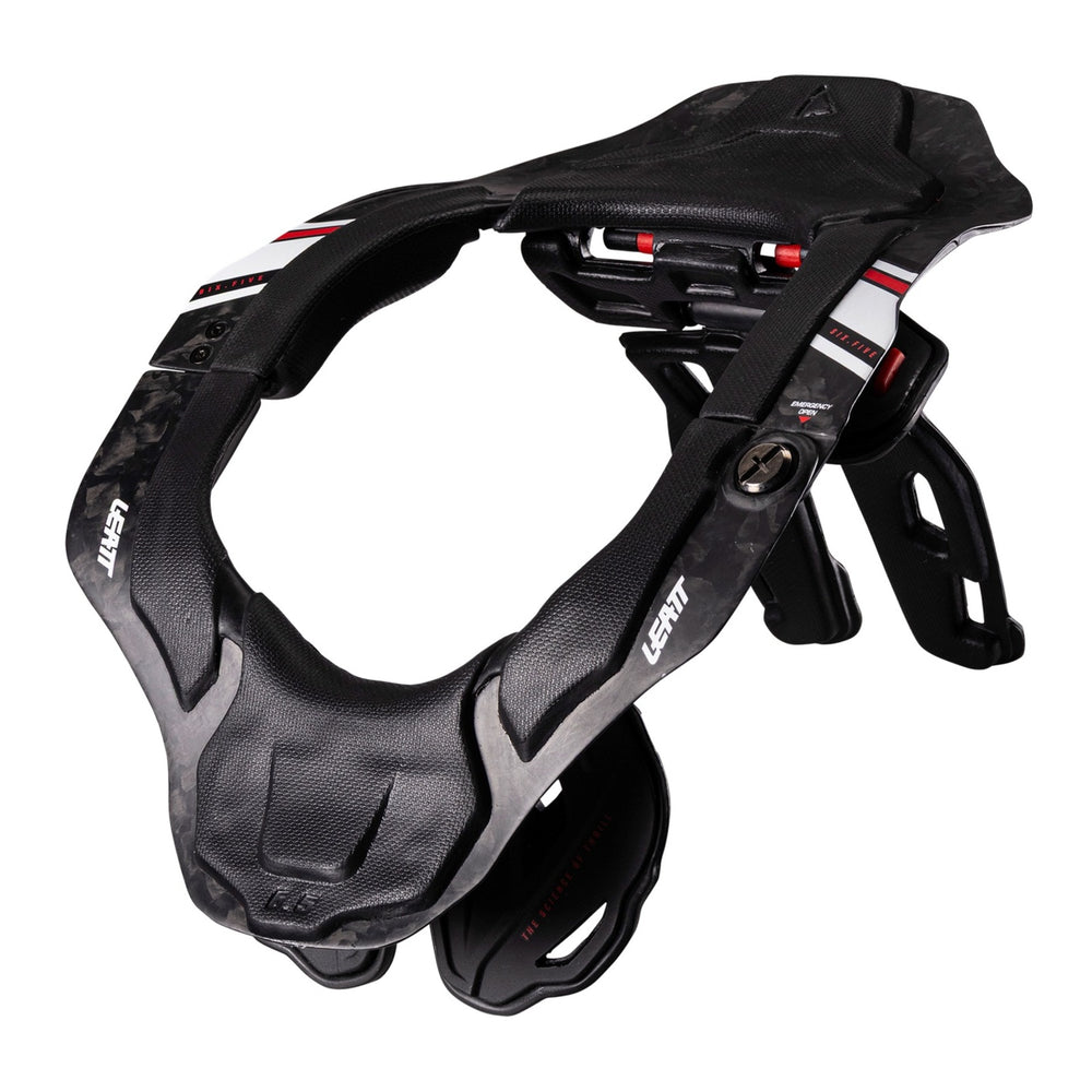 Leatt 6.5 Neck Brace Carbon - Black / White (L/XL)