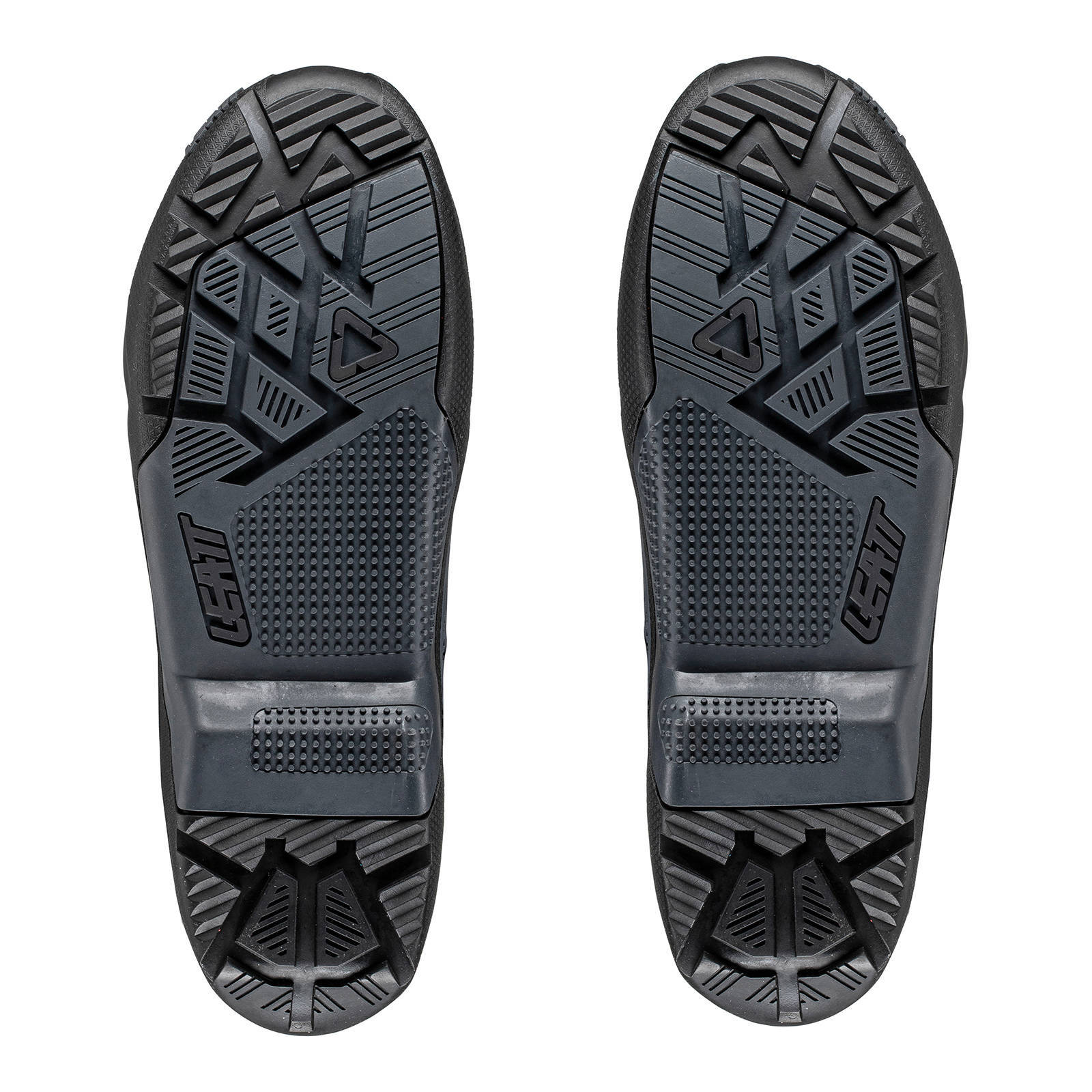 Leatt 4.5/5.5 Enduro Boot Outer Sole - Black / Grey  Pair (US8-9)