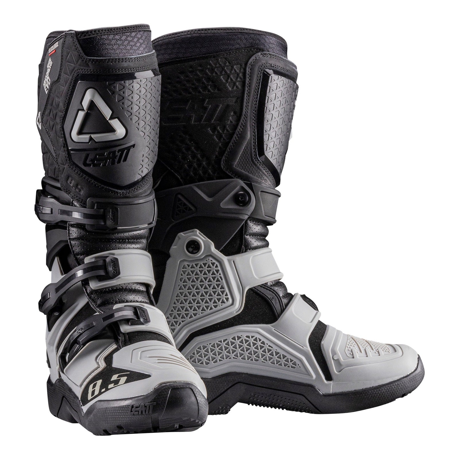 Leatt 8.5 ADV HydraDri Boot - Black - Grey (US9 UK8 EU43 CM27.5)