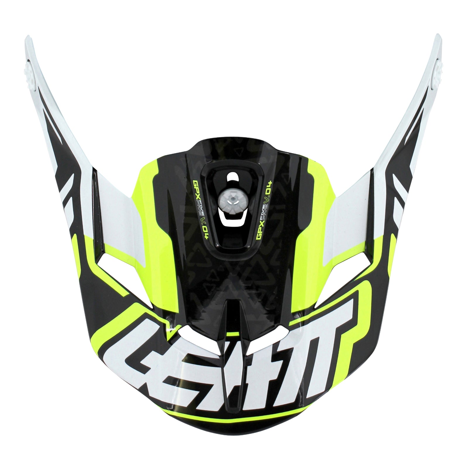Leatt 5.5 GPX VO4 Helmet Peak - Yellow / Black / White (M-2XL)