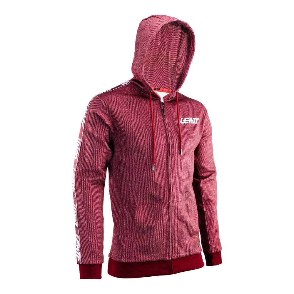 Leatt Premium Zip Hoodie - Ruby (L)