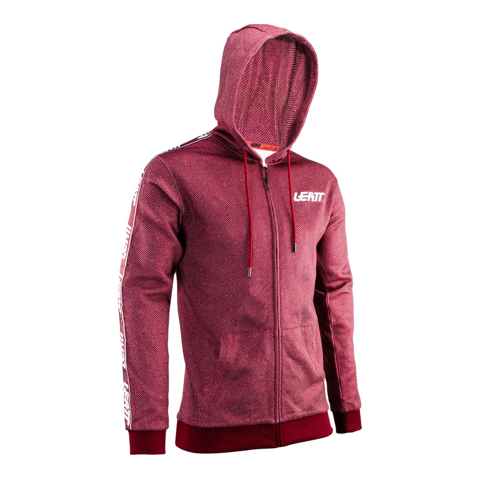 Leatt Premium Zip Hoodie - Ruby (L)