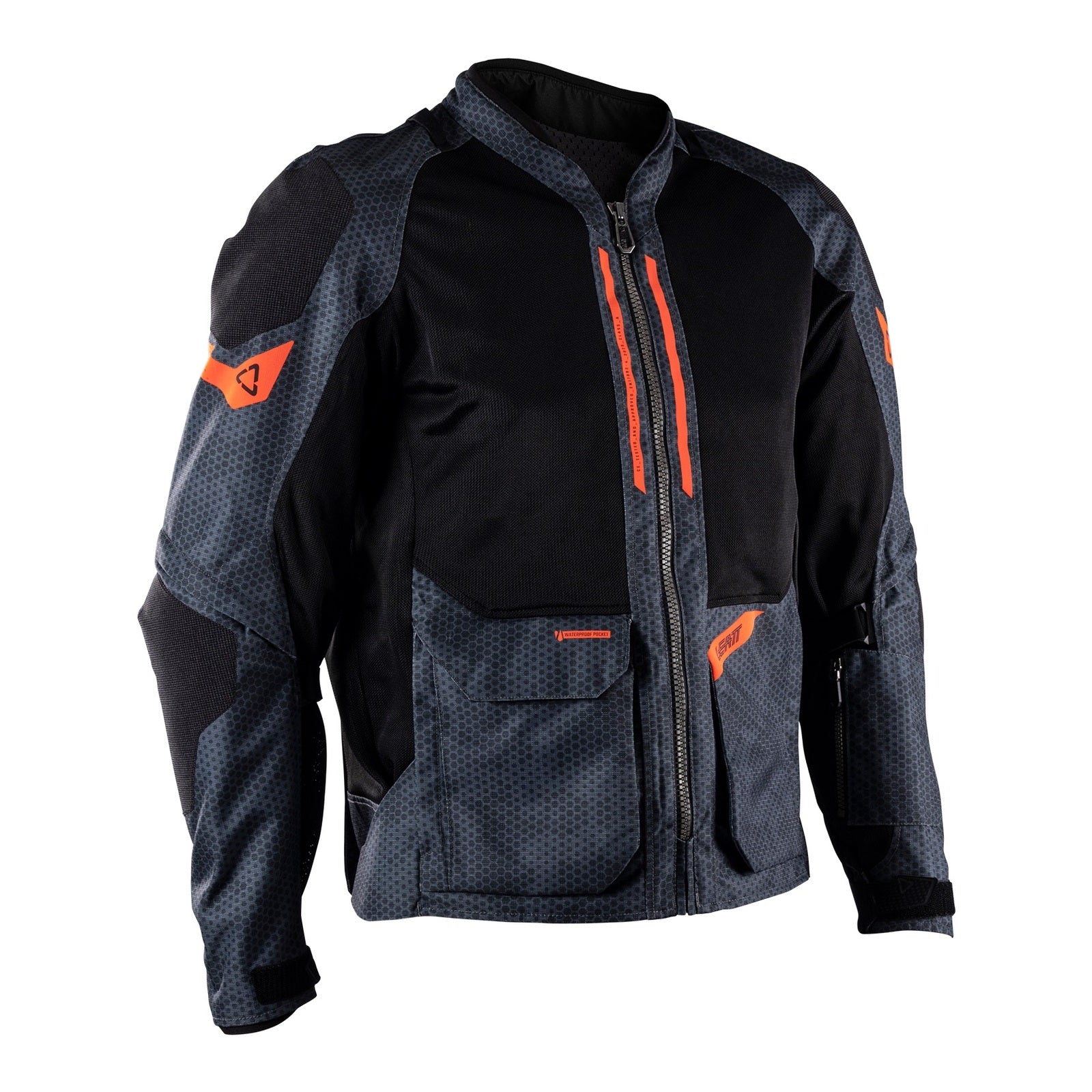 Leatt 4.5 ADV FlowTour Jacket (Short) - Iron / Grey
