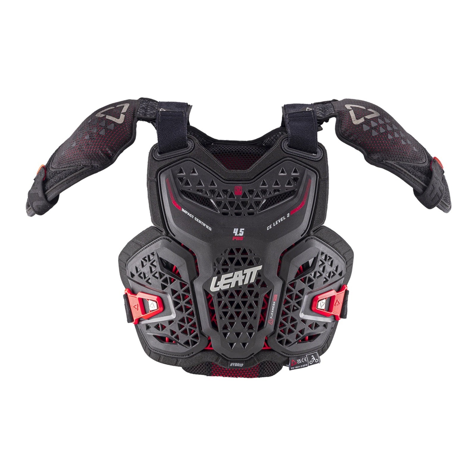 Leatt Chest Protector 4.5 Hybrid Pro Junior - Black (L/XL)