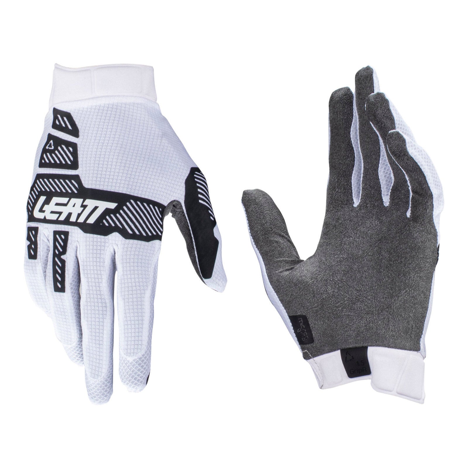 Leatt 2024 1.5 GripR Moto Glove - White (M)