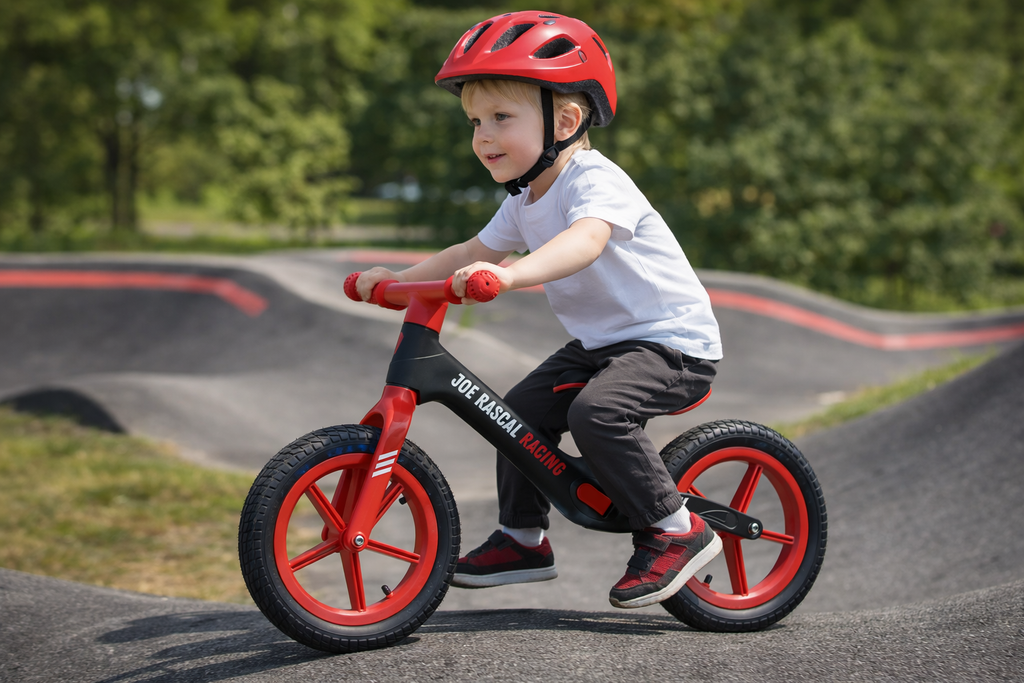 Joe Rascal Racing Kids Balance Bike | 12" Training Bike for Children