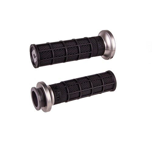 ODI ROAD V-TWIN FULL WAFFLE LOCK ON GRIP HART LUCK HD 08+ TBW