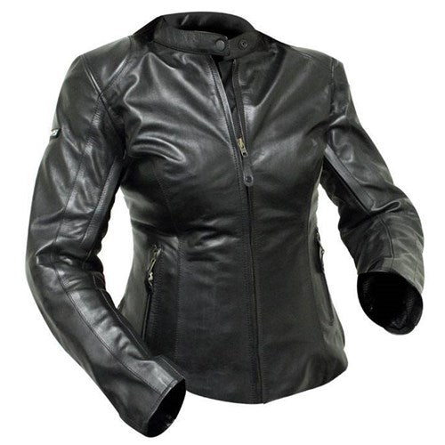 RJAYS LADIES SPIRIT LEATHER JKT BLK (XS)  [ONC01]