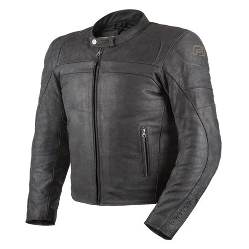 RJAYS CALIBRE II LTHR JKT BLK (3XL)