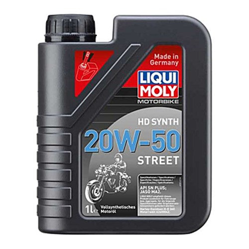 LIQUI MOLY 20W-50 SYNTH H.D. STREET 1L 3816 (6 TO A BOX)