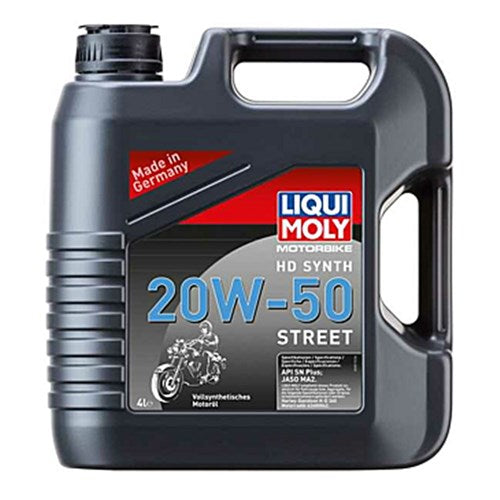 LIQUI MOLY 20W-50 SYNTH H.D. STREET 4L 3817 (4 TO A BOX)