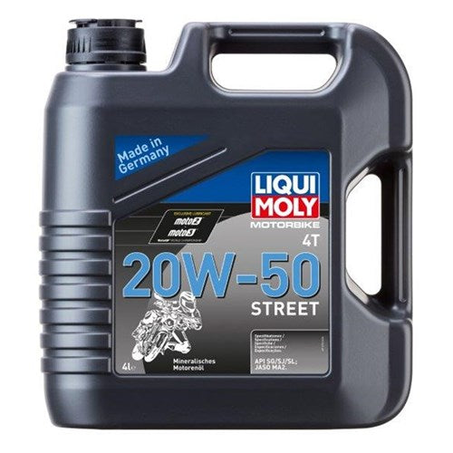 LIQUI MOLY 20W-50 MINERAL STREET 4L 20729 (4 TO A BOX)