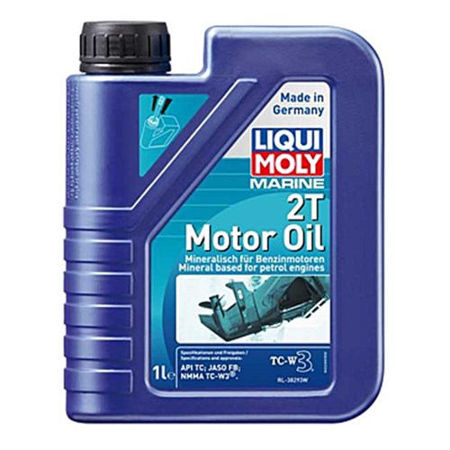 LIQUI MOLY MARINE 2T OIL 1L 25019 (6 TO A BOX)  [ONC01]