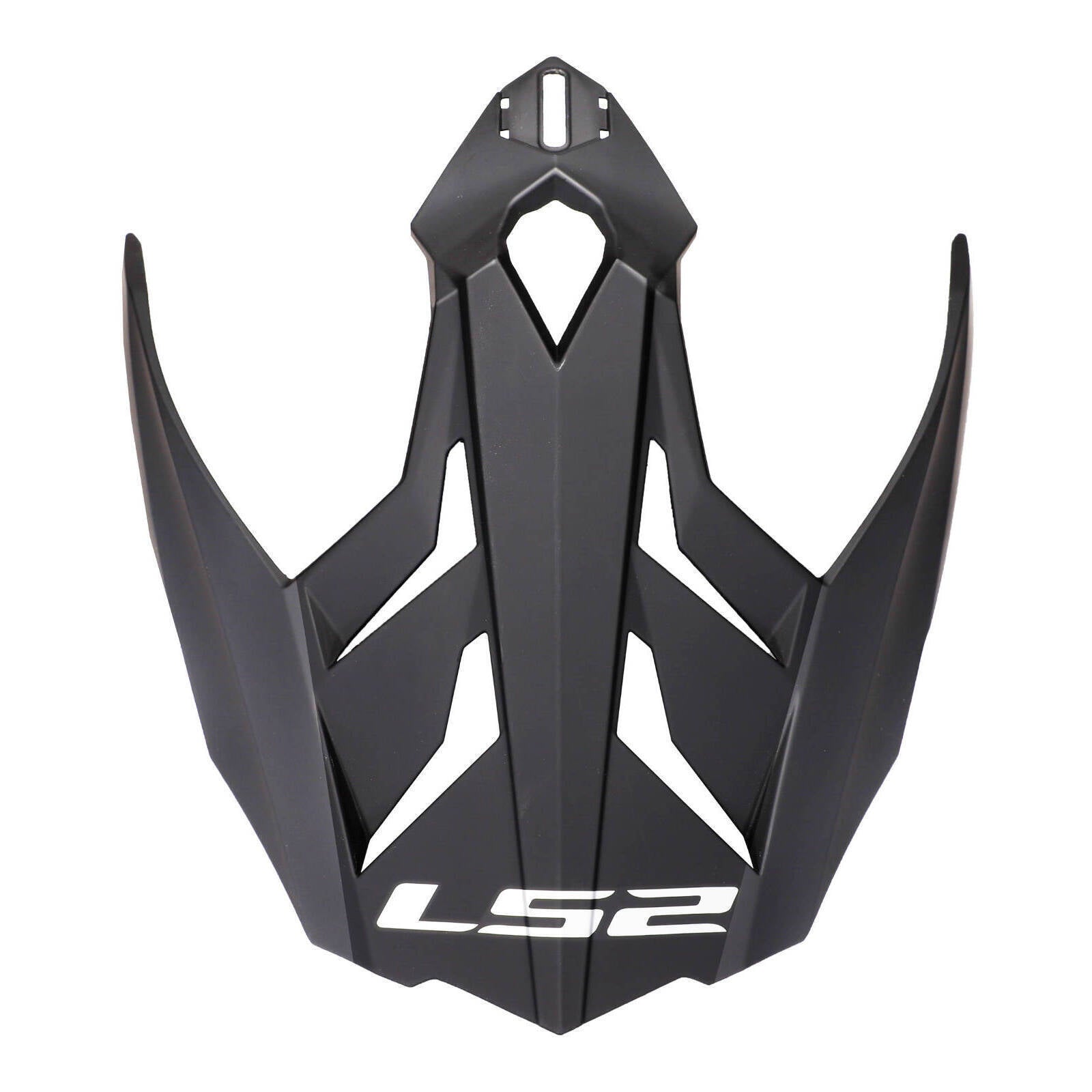 LS2 MX701 Helmet Peak - Matte Black