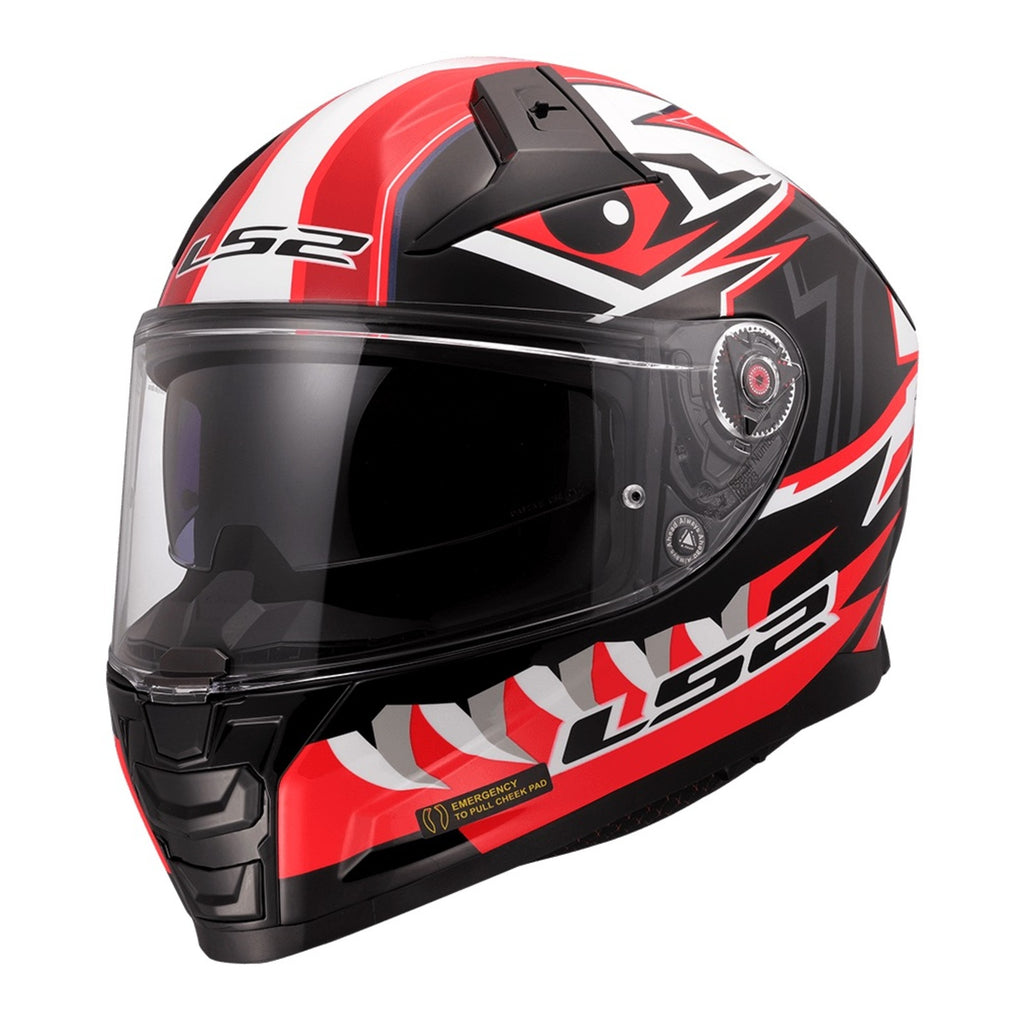 LS2 FF811 Vector II Buntri Helmet - Black / Red