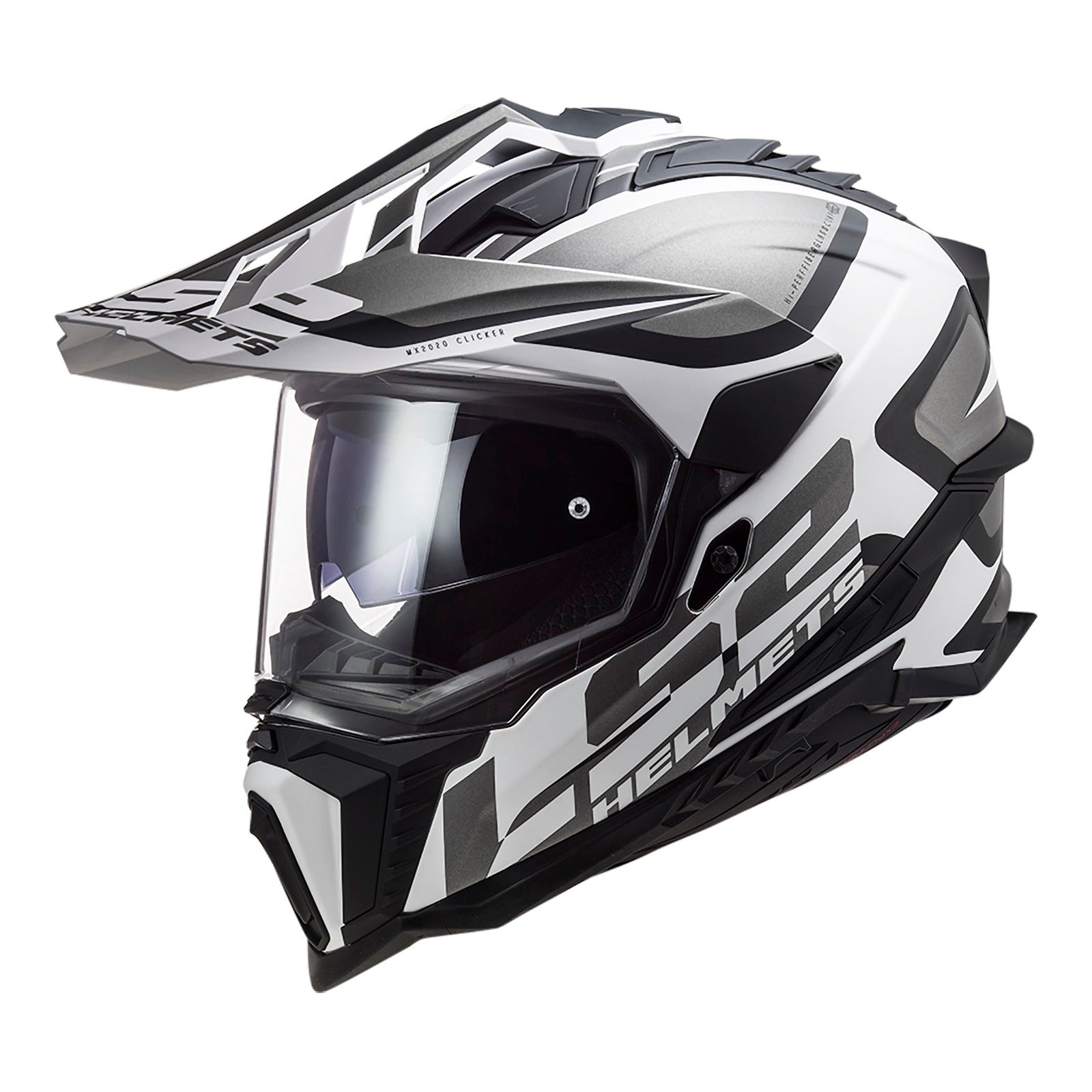LS2 MX701 Explorer HPFC Alter Helmet - Matte Black / White