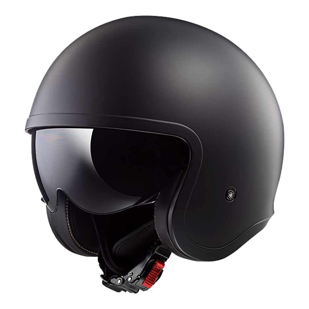 LS2 OF599 Spitfire II (M) - Matte Black Helmet 06