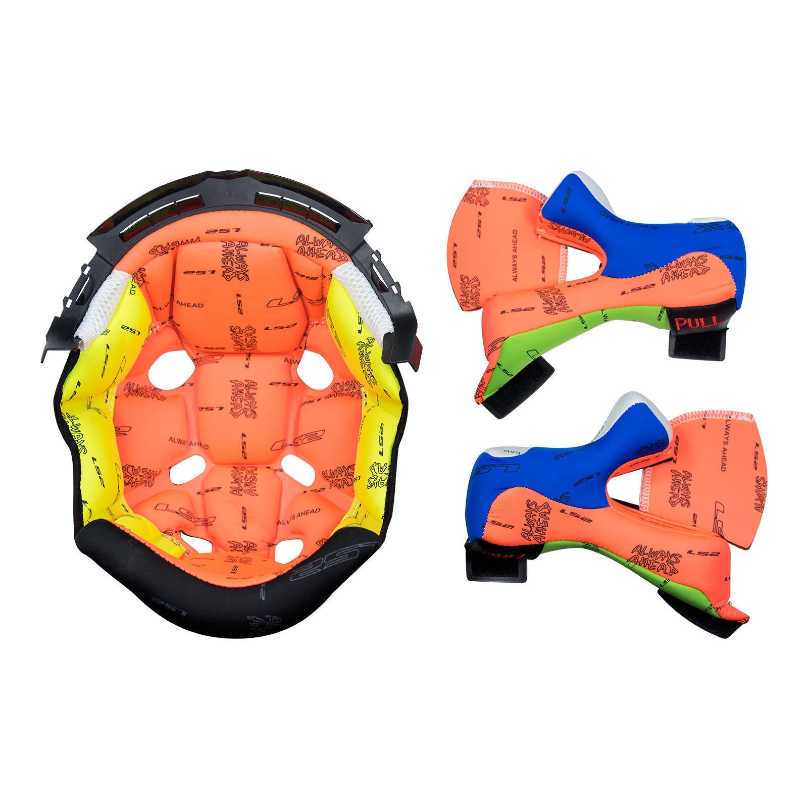 LS2 MX470 Subverter Liner & Cheek Pad Set - Colourful