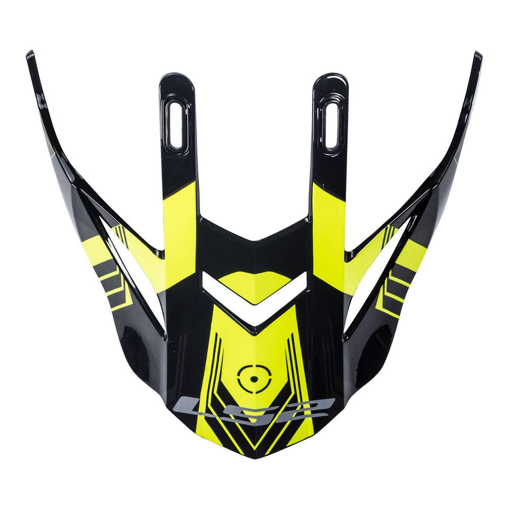 LS2 MX436 Pioneer Peak Trigger - Black / Hi-Vis