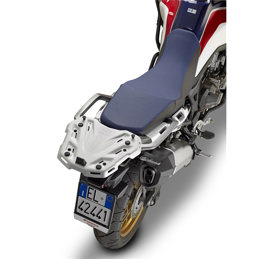 GIVI MONOKEY TOPCASE MOUNTING PLATE ALUMINIUM SILVER - FOR USE WITH SR/FZ KITS