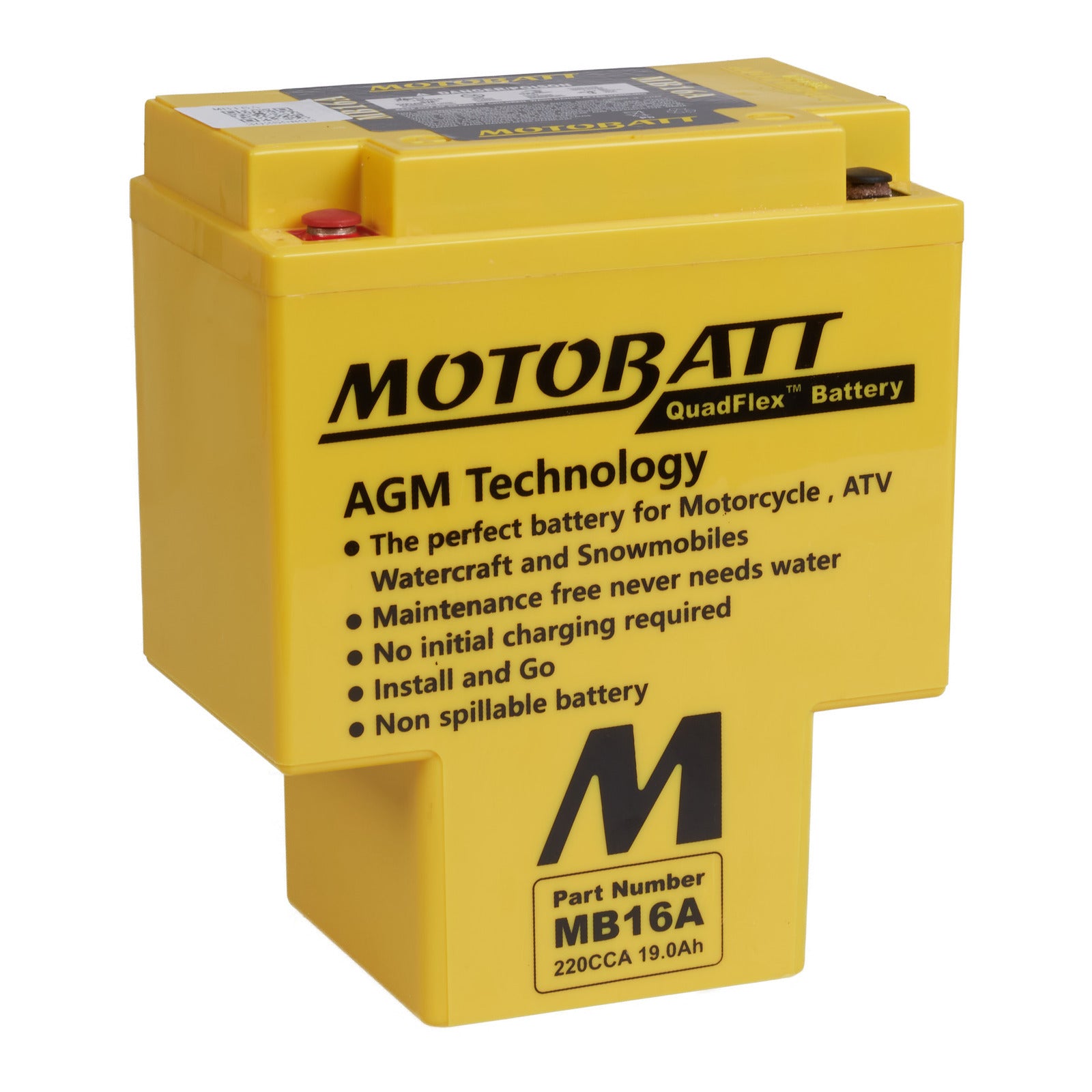 Motobatt Battery Quadflex AGM
