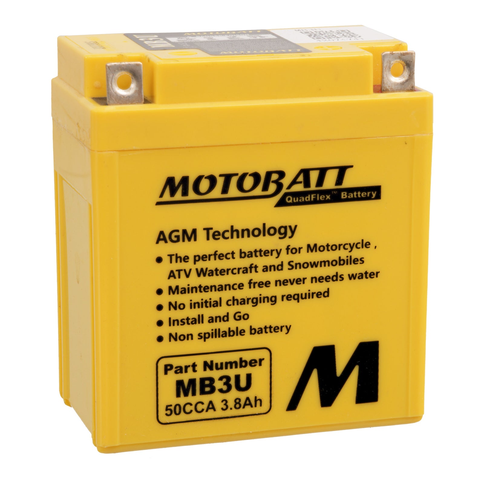 Motobatt Battery Quadflex AGM