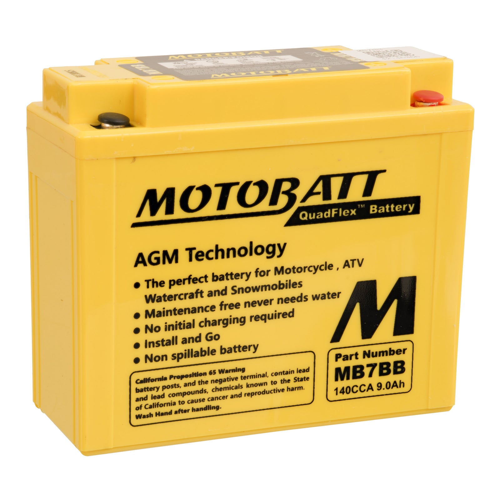 Motobatt Battery Quadflex AGM