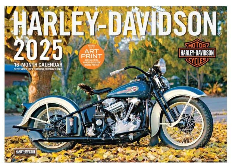 HARLEY-DAVIDSON HARLEY-DAVIDSON 2025 CALENDAR - 16 MONTHS