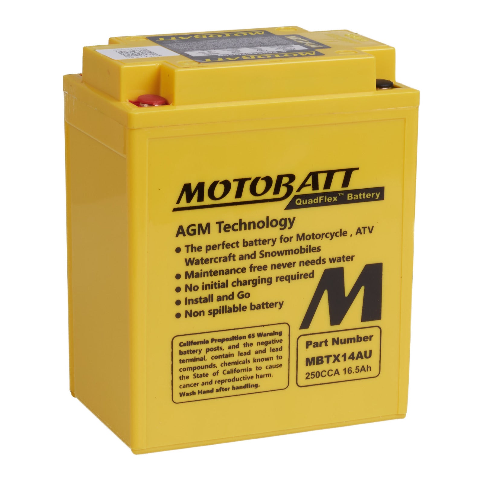 Motobatt Battery Quadflex AGM
