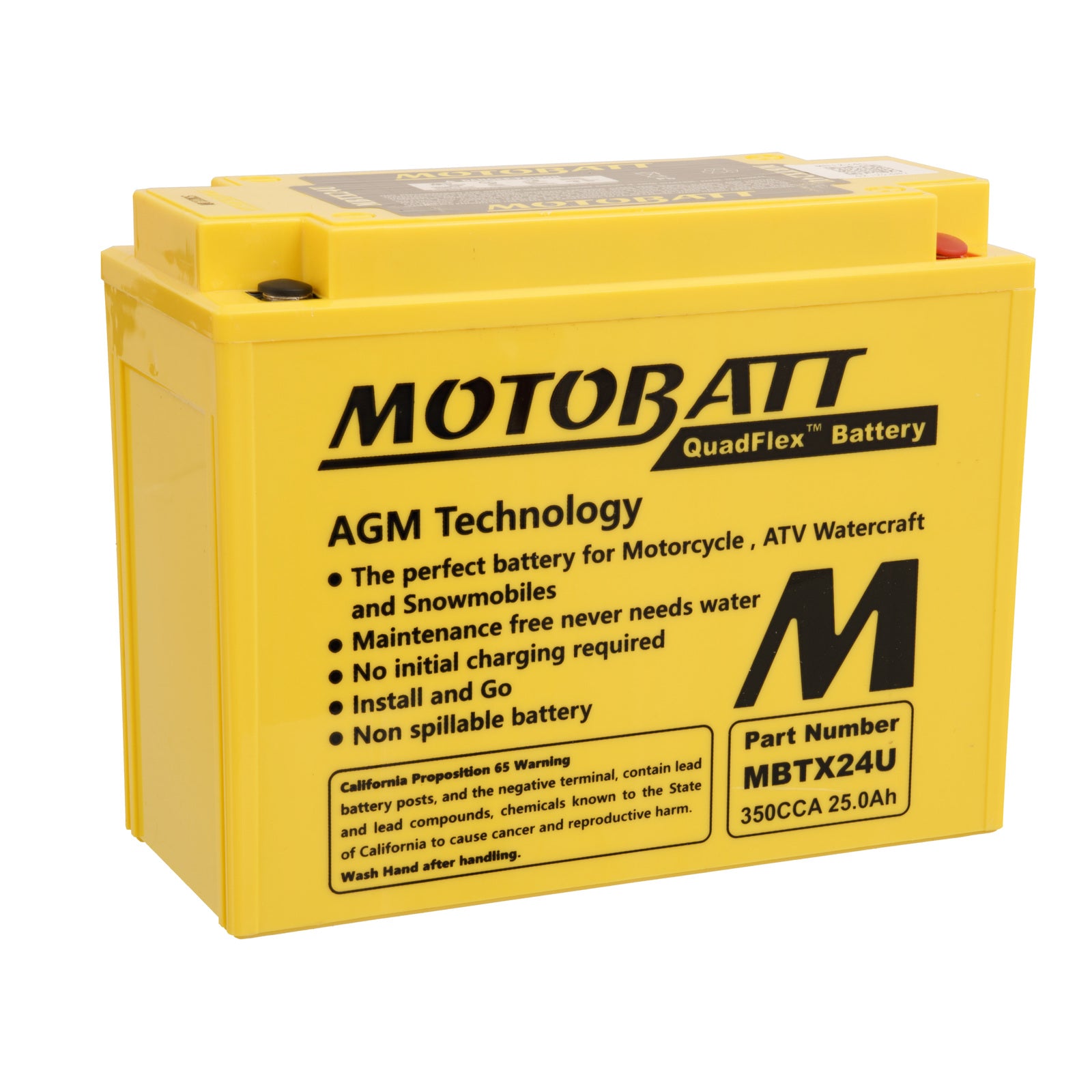 Motobatt Battery Quadflex AGM