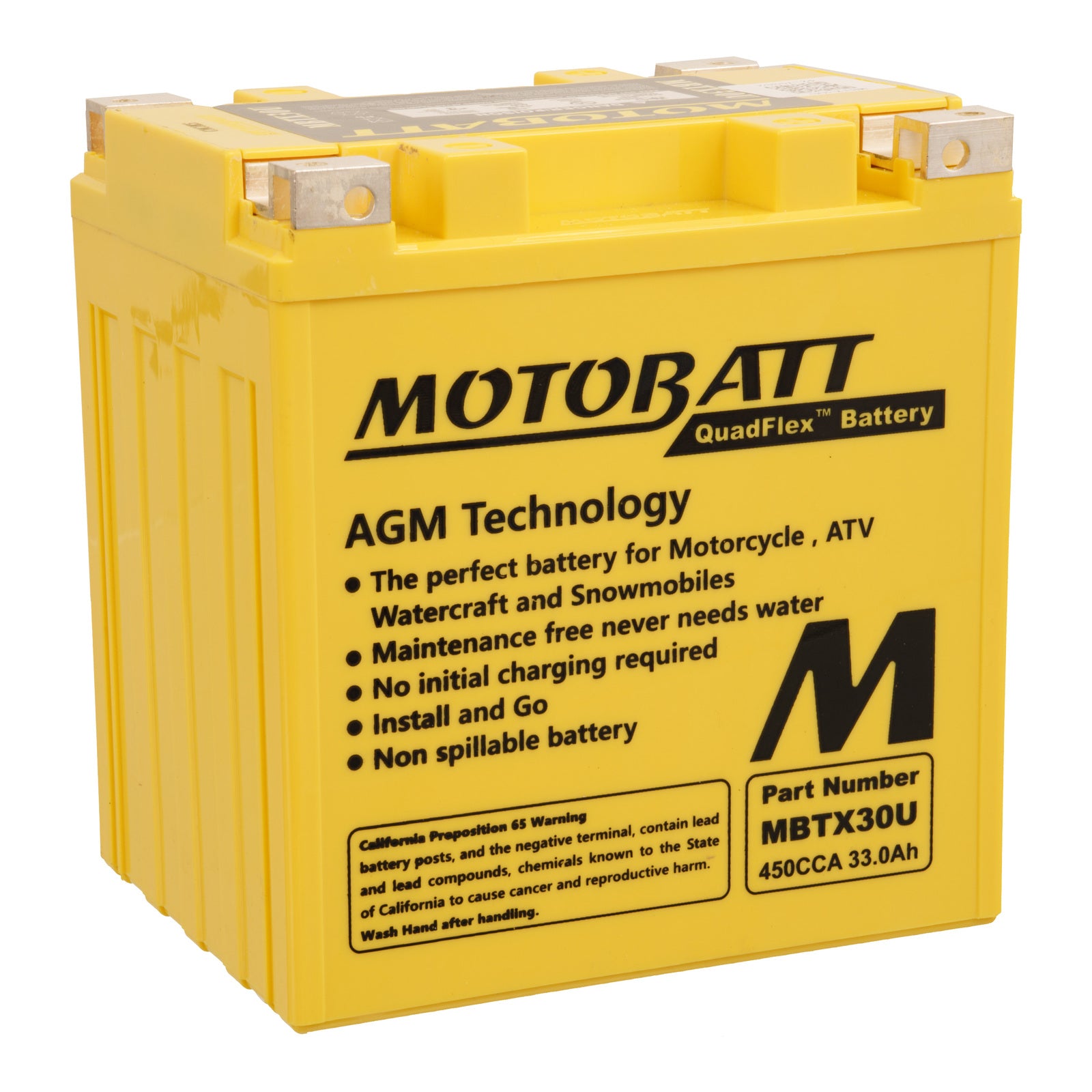 Motobatt Battery Quadflex AGM