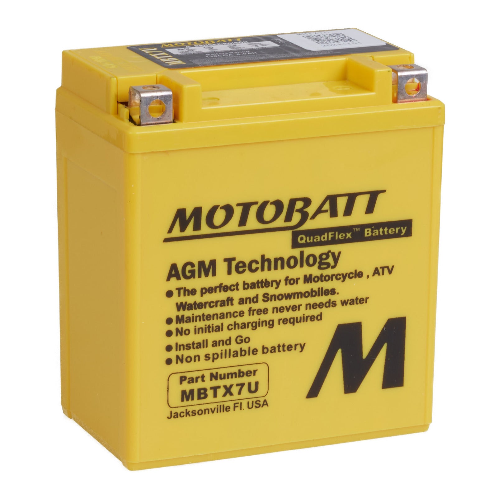 Motobatt Battery Quadflex AGM