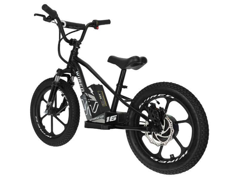 WIRED WIRED BIKES MKII 16 MATTE BLACK ELECTRIC BALANCE BIKE