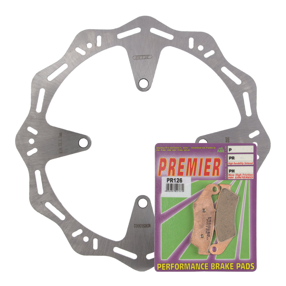 Mtx Hornet Disc + Premier Pad Front Kit Kawasaki