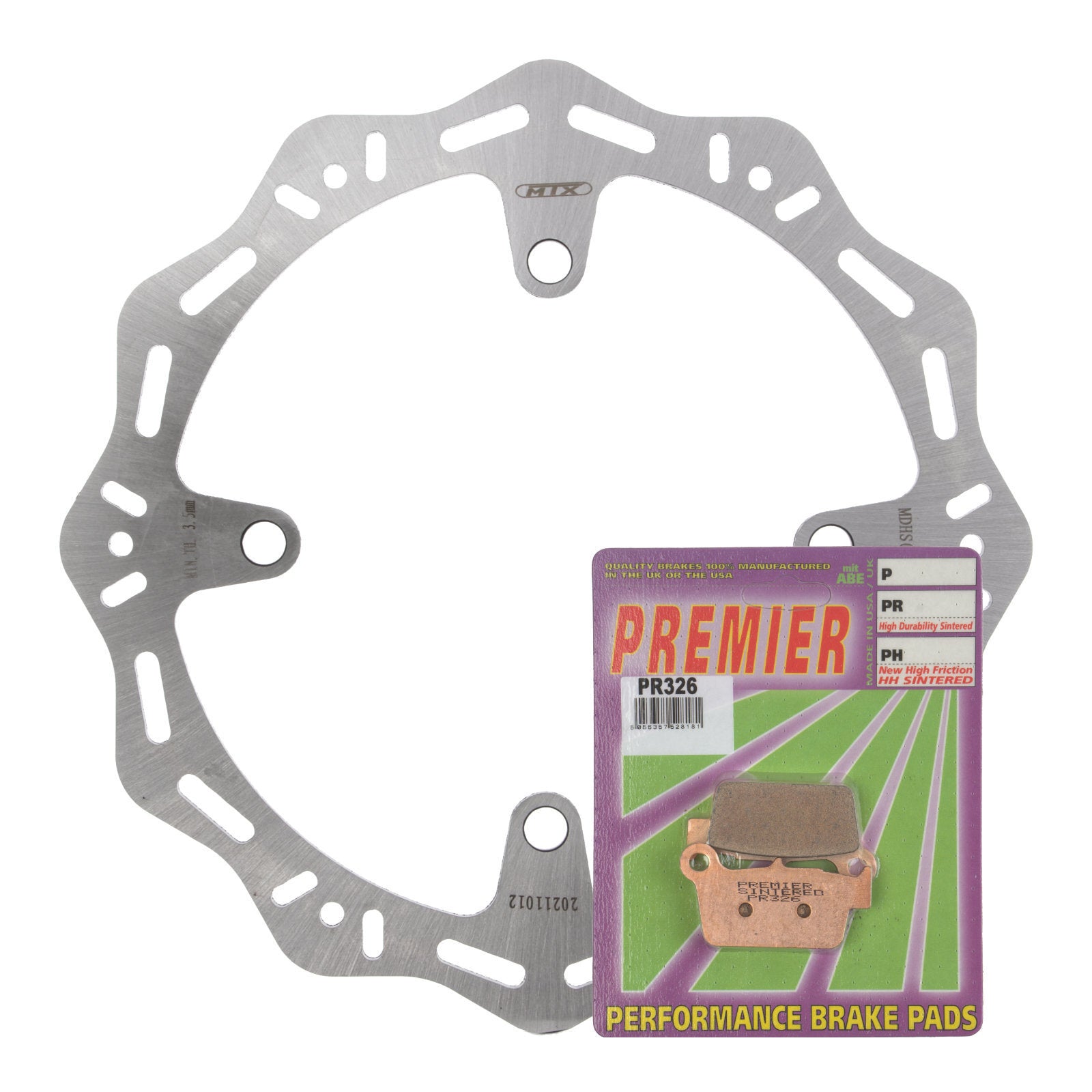 Mtx Hornet Disc + Premier Pad Rear Kit Suzuki