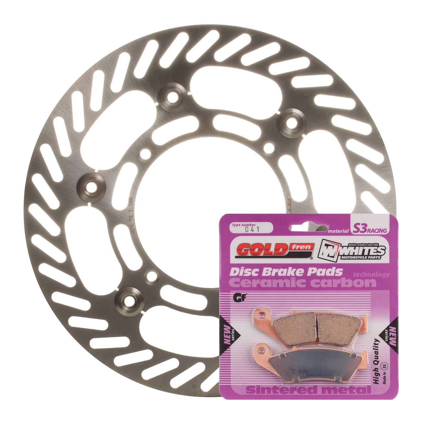 Brake Disc + Pad Front Kit Kawasaki Kx250F 04 05