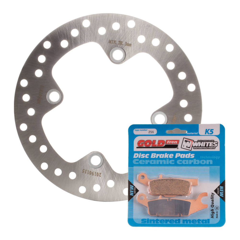 Brake Disc + Pad Rear Kit Yamaha Yfm700Fa 07 13