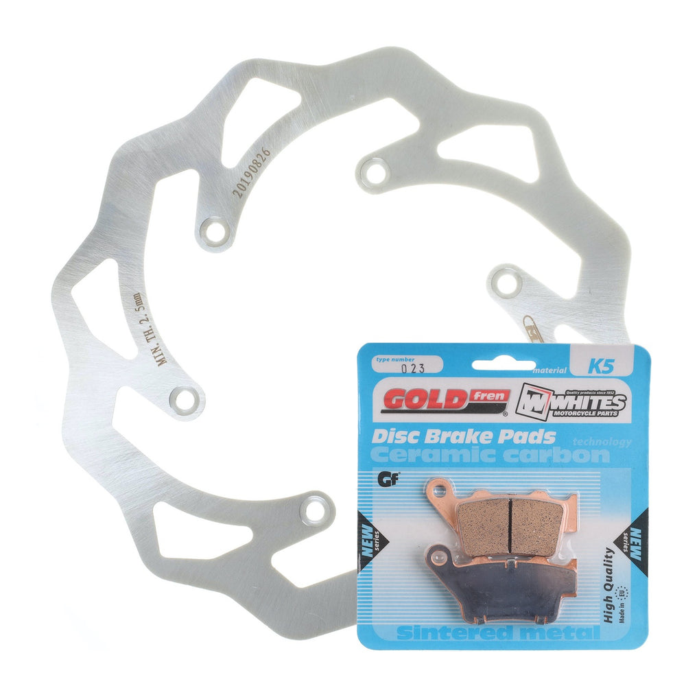Brake Disc + Pad Rear Kit Ktm 450 Exc 03 Wave
