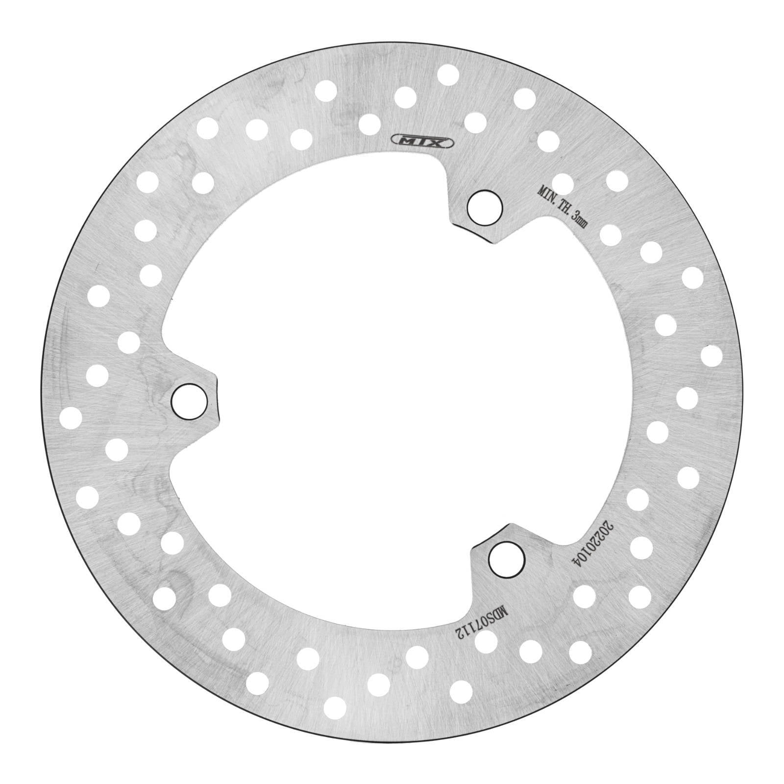 Mtx Brake Disc Solid Type Front