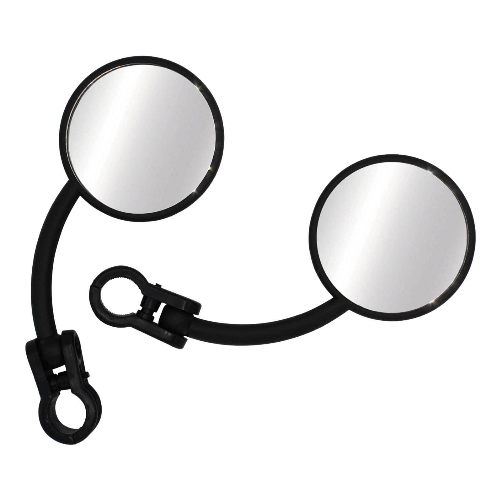 Whites Mirror Pair Universal Folding Enduro 7/8" Black