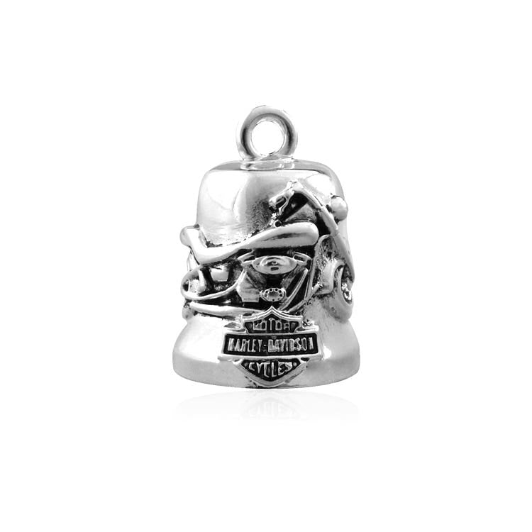 HARLEY-DAVIDSON BAR AND SHIELD WITH HARLEY RIDE BELL