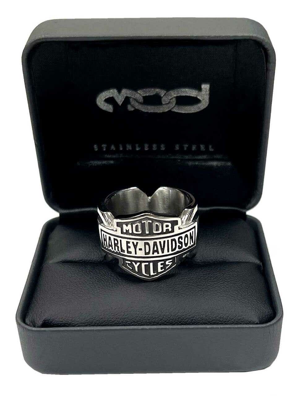 HARLEY-DAVIDSON MENS VINTAGE B&S RING