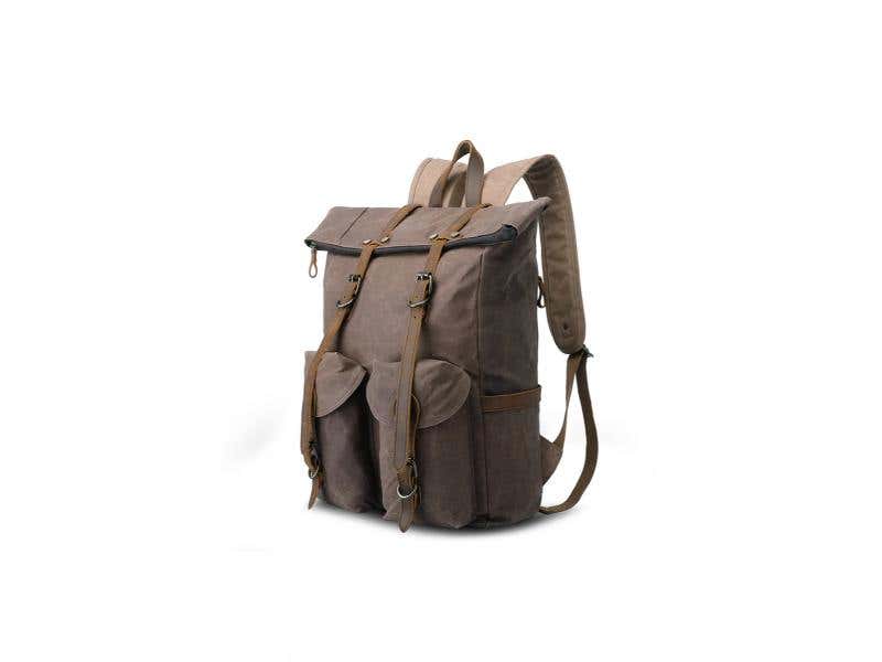 MERLA MOTO THE ROADSTER BACKPACK - COFFEE